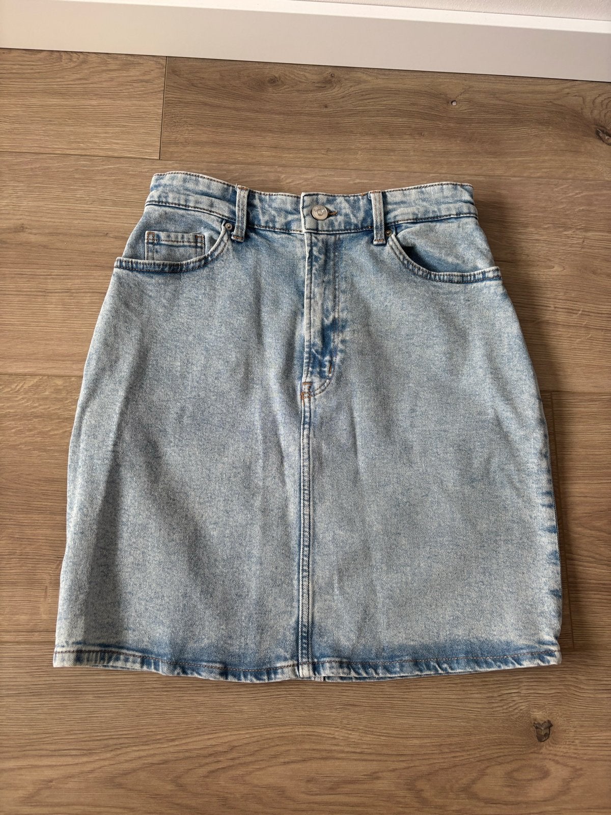 H&M Divided spijkerrokje maat 36 (S), Blauw, Ophalen of Verzenden, Maat 36 (S), Gedragen
