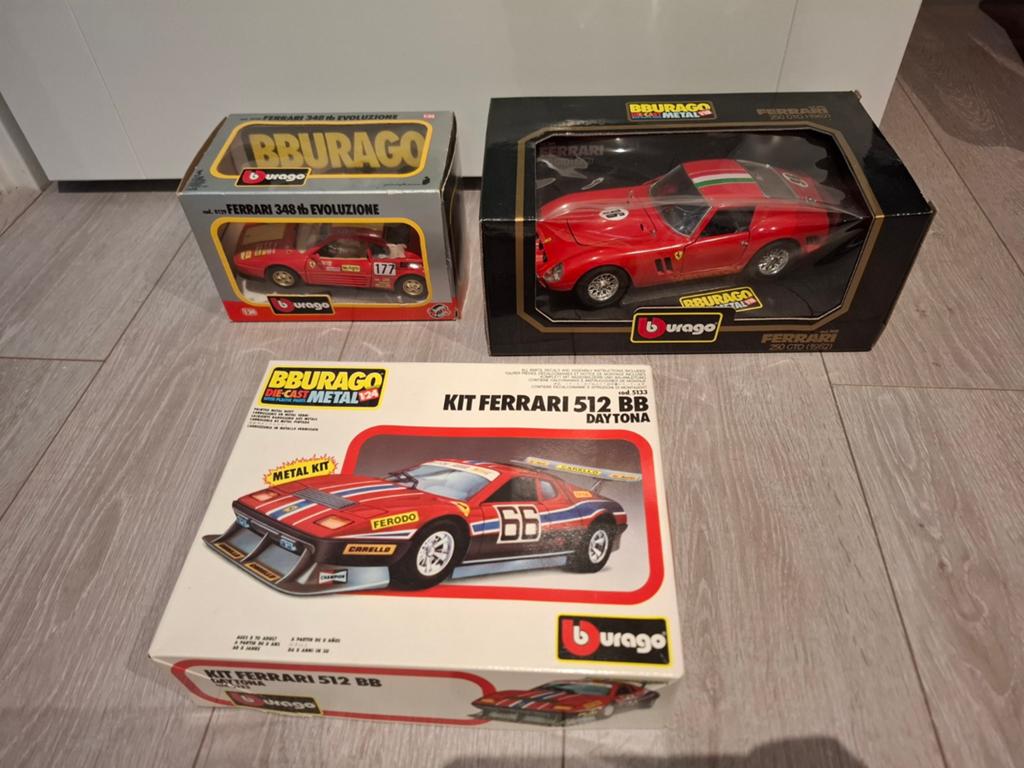 Bburago Ferrari modellen 3x, Ophalen of Verzenden, Zo goed als nieuw, Bburago