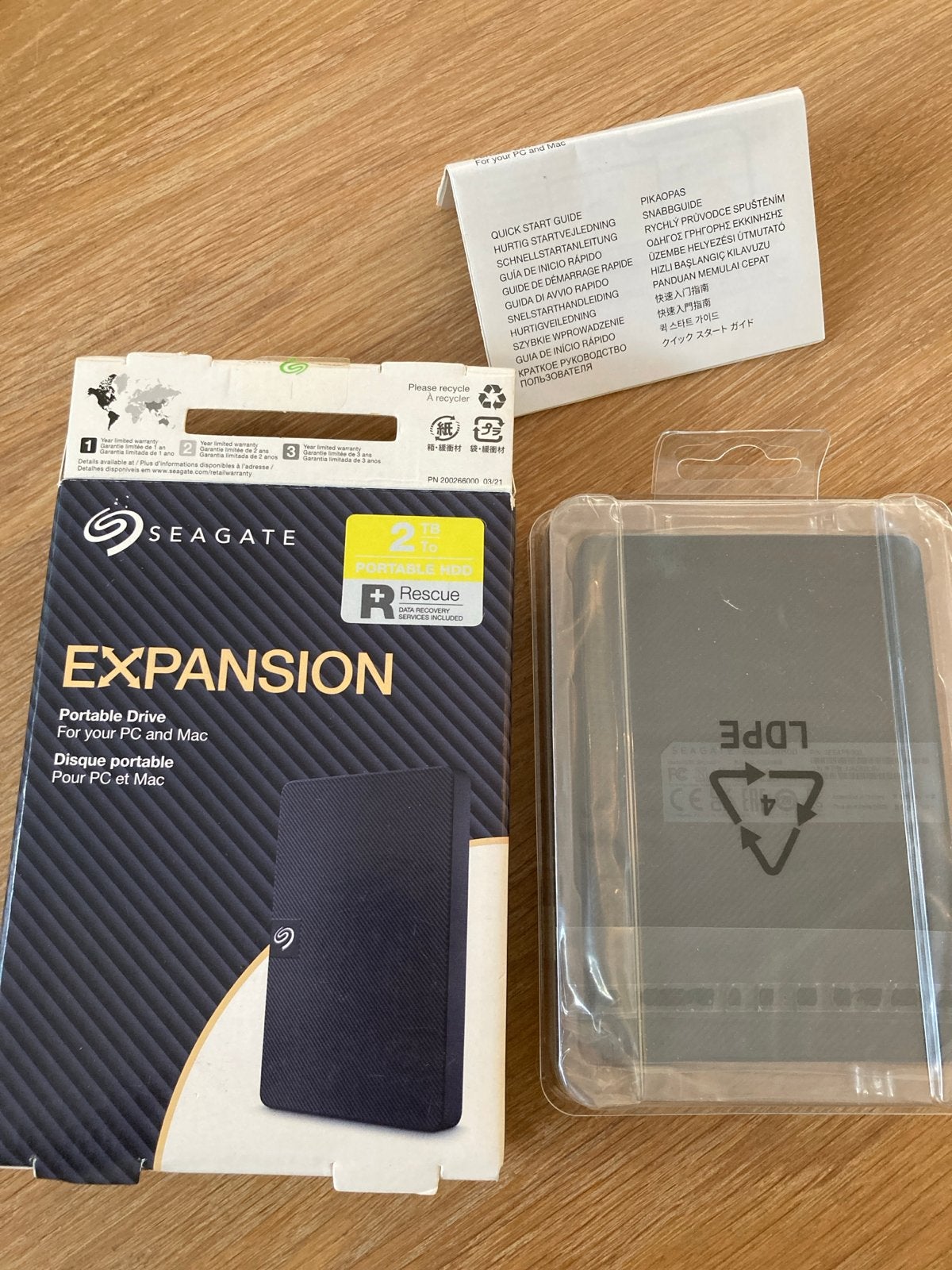 Seagate Expansion Portable Drive 2TB HDD USB, Server, HDD, Nieuw, Ophalen of Verzenden