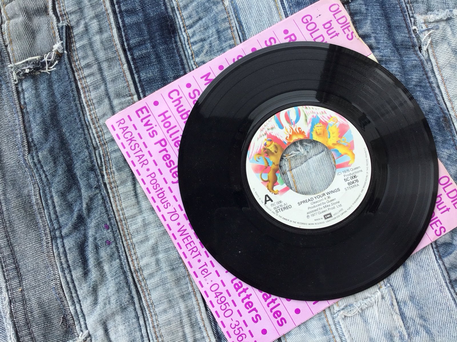 Queen - Spread Your Wings / Sheer Heart Attack 7 inch single, Gebruikt, 7 inch, Ophalen of Verzenden, EP