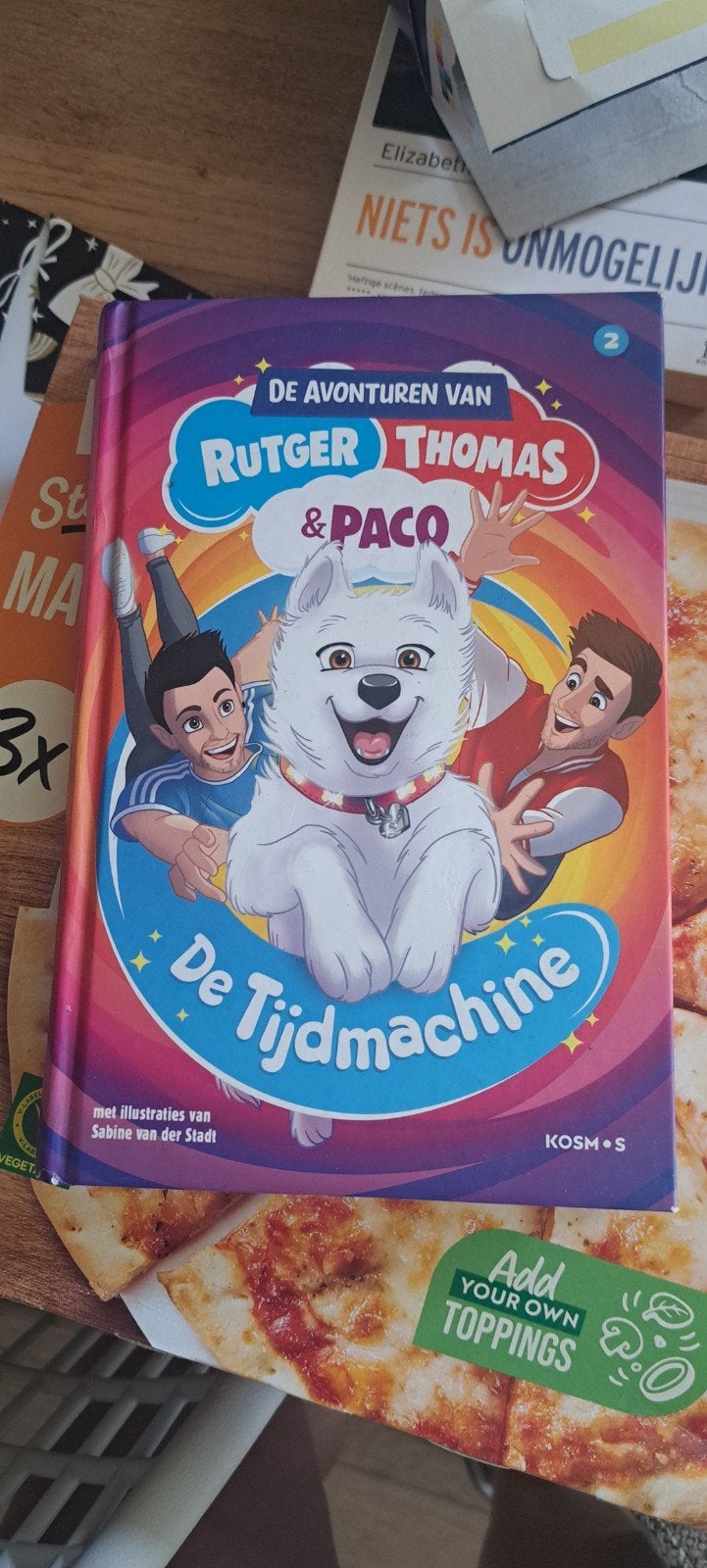 De Avonturen van Rutger, Thomas & Paco: De Tijdmachine, Ophalen of Verzenden, Zo goed als nieuw, Rutger Vink, Thomas van Grinsven