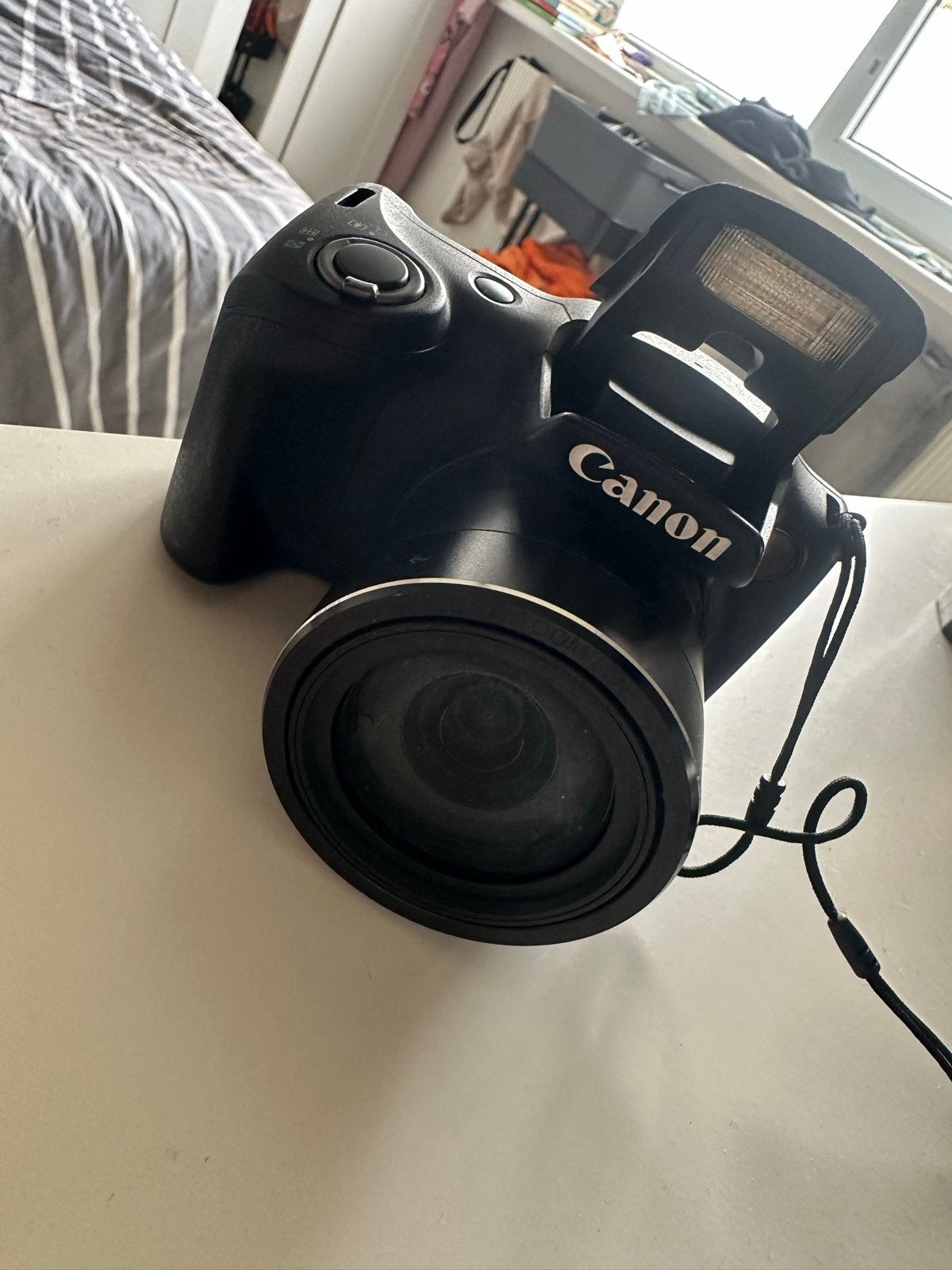 Canon PowerShot SX400 IS Zwart - Compacte Bridgecamera, Audio, Tv en Foto, Gebruikt, Canon, Beeldstabilisatie, Ophalen of Verzenden
