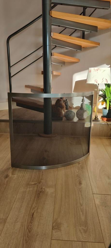 Modern haardscherm - Gebogen design, Ophalen