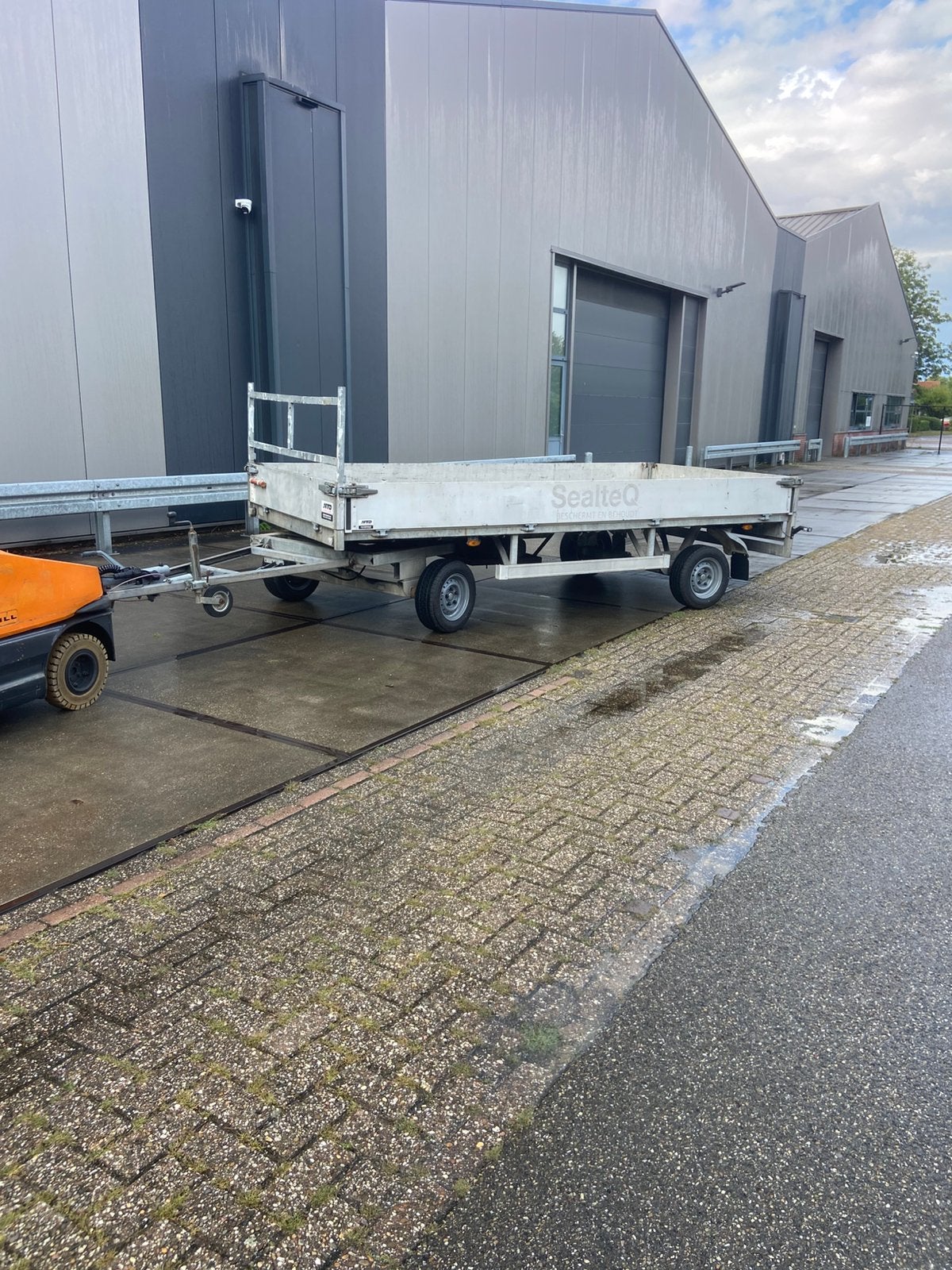 Schamel aanhangwagen 400x200 titan, Ophalen, Zo goed als nieuw