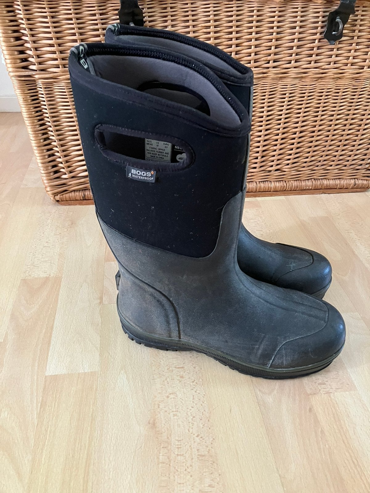 Bogs Neo-Tech Ultra High heavy duty  werklaarzen  mt 43, Zwart, Ophalen of Verzenden, Regenlaarzen, Gedragen