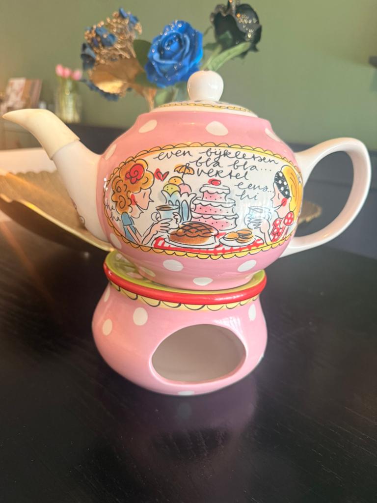 Blond Amsterdam - ZGAN - Theepot + warmhouder, Huis en Inrichting, Keuken | Servies, Blond Amsterdam, Overige typen, Ophalen of Verzenden