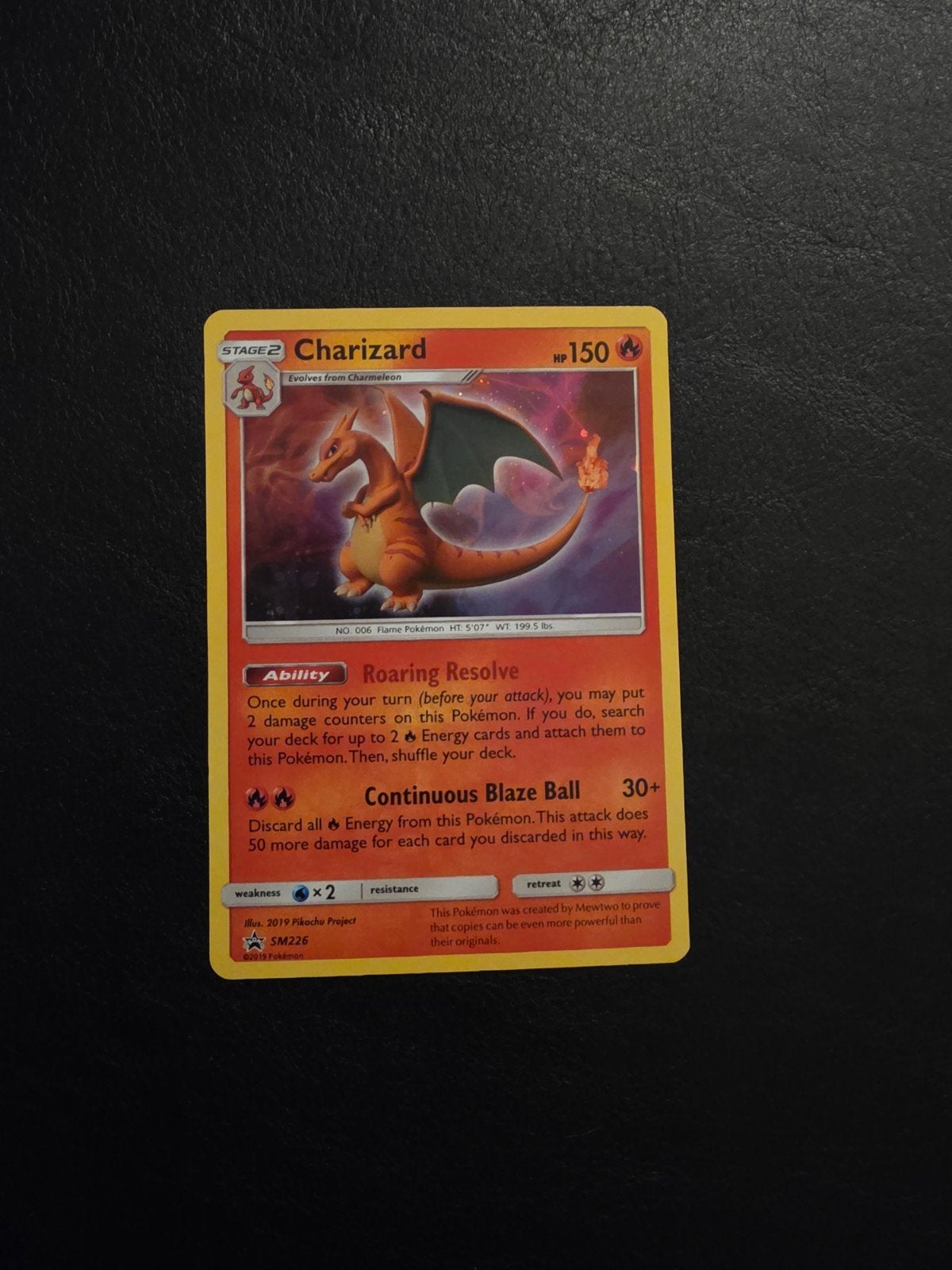 Charizard SM226 Pokémon Kaart - Promokaart, Ophalen of Verzenden, Nieuw, Losse kaart, Foil