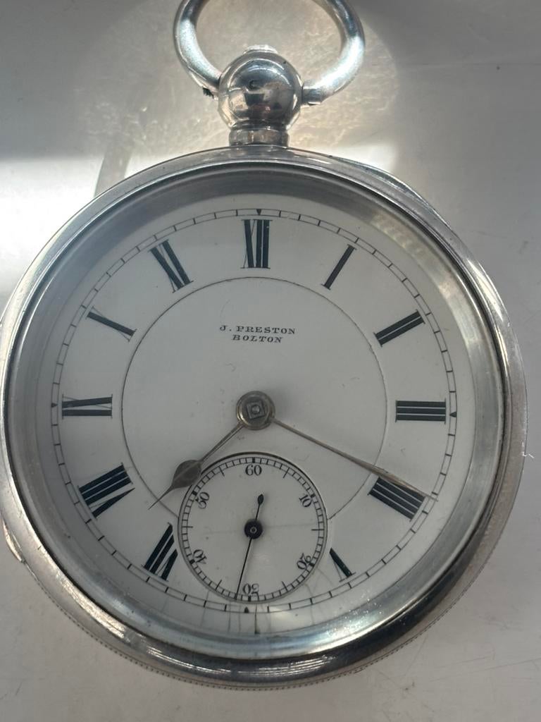 Vroeg zilver zakhorloge, Ophalen of Verzenden, Zilver, Overige merken