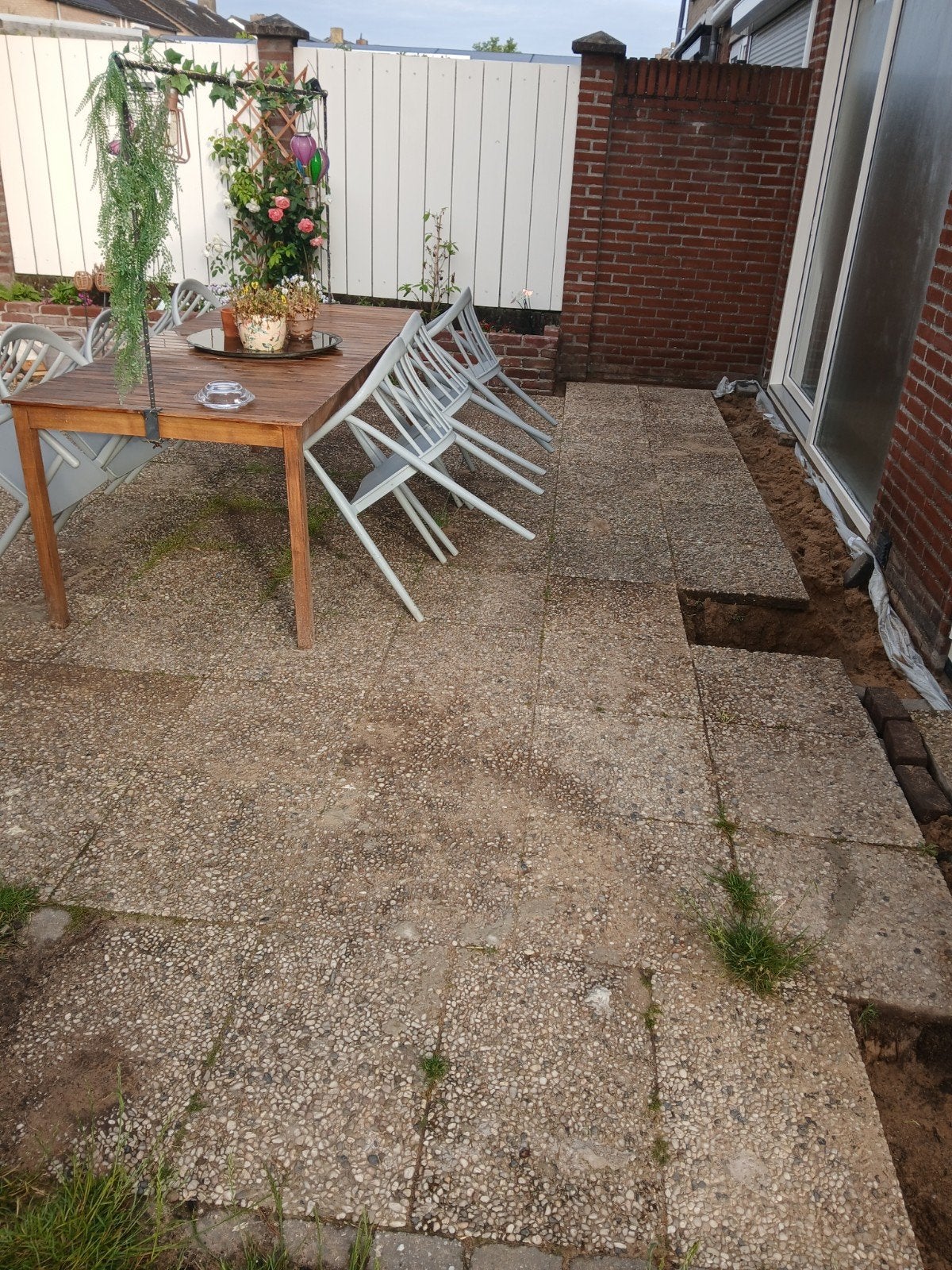 Gratis grindtegels, Ophalen, Gebruikt, 10 m² of meer, Beton