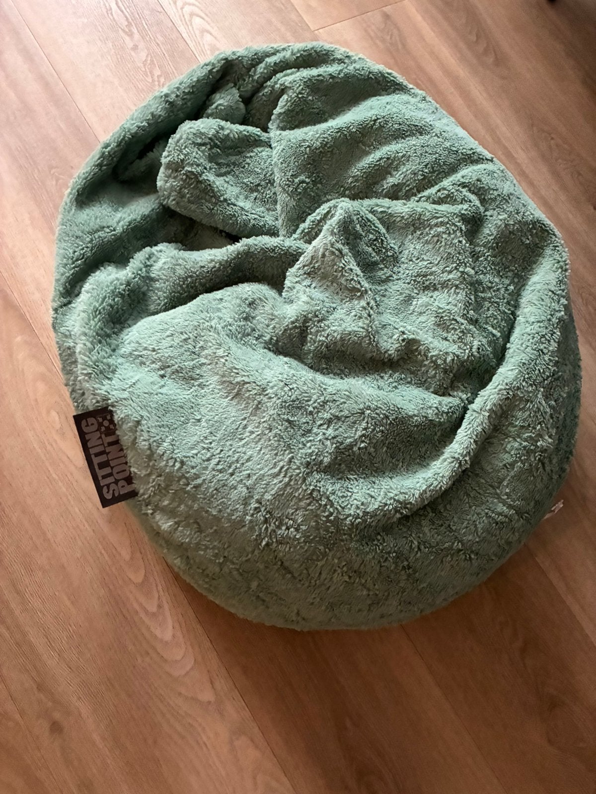 Mint groene zitzak, Ophalen of Verzenden, Zo goed als nieuw, Groen
