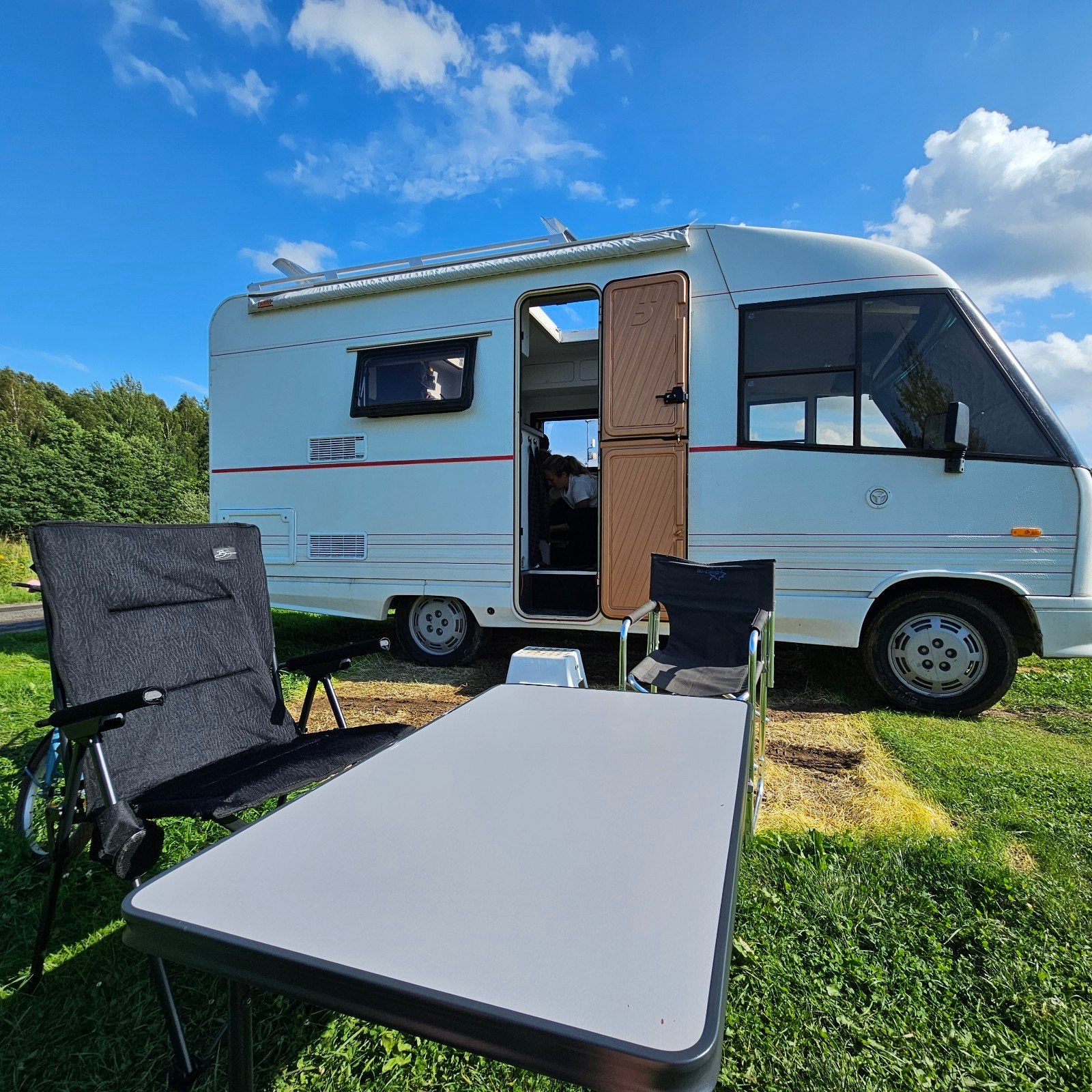 Fiat Dethleffs Camper 1993 met stapelbed en hefbed, Particulier, Half-integraal, Dethleffs