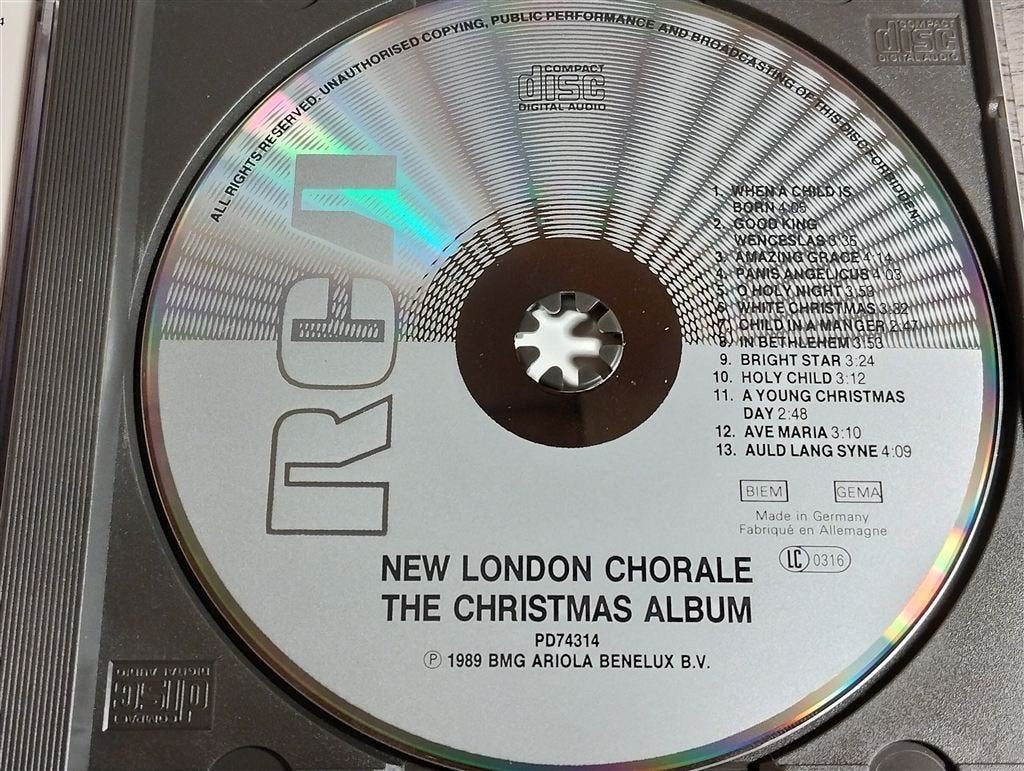 The New London Chorale ‎- The Christmas Album, Ophalen of Verzenden, Zo goed als nieuw