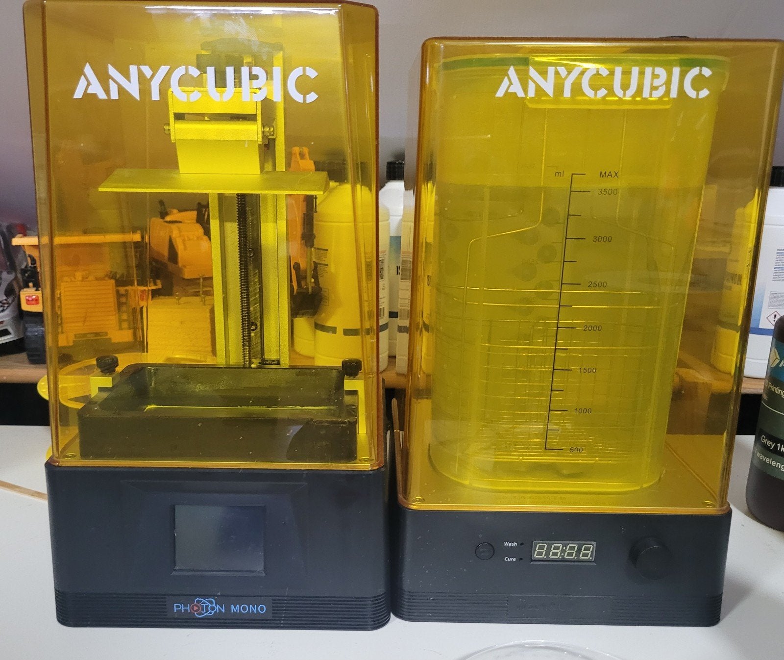 Anycubic Photon Mono Resin Printer Set met Extra's, Computers en Software, 3D Printers, Ophalen, Anycubic, Resin/Hars, Zo goed als nieuw
