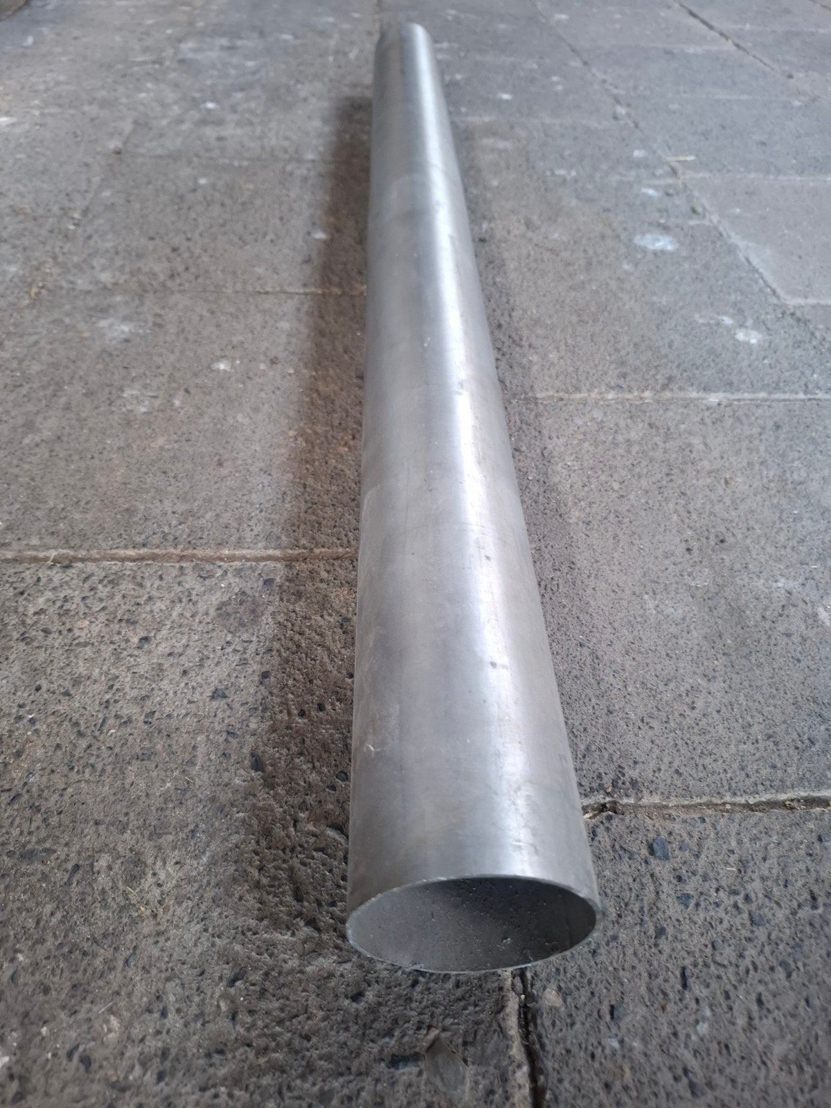 RVS Buis 1,05m lang, 80mm doorsnede, 2mm dik, Ophalen of Verzenden, Gebruikt, Overige metalen