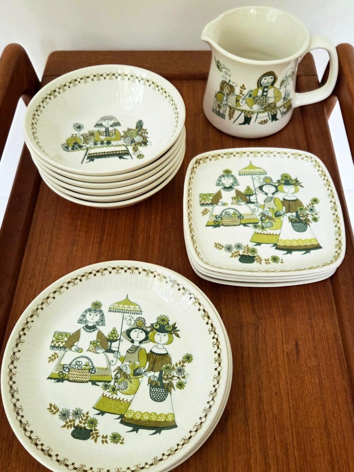 Vintage servies van Figgjo Norway, Turi Design, Ophalen of Verzenden, Zo goed als nieuw, Porselein, Vintage