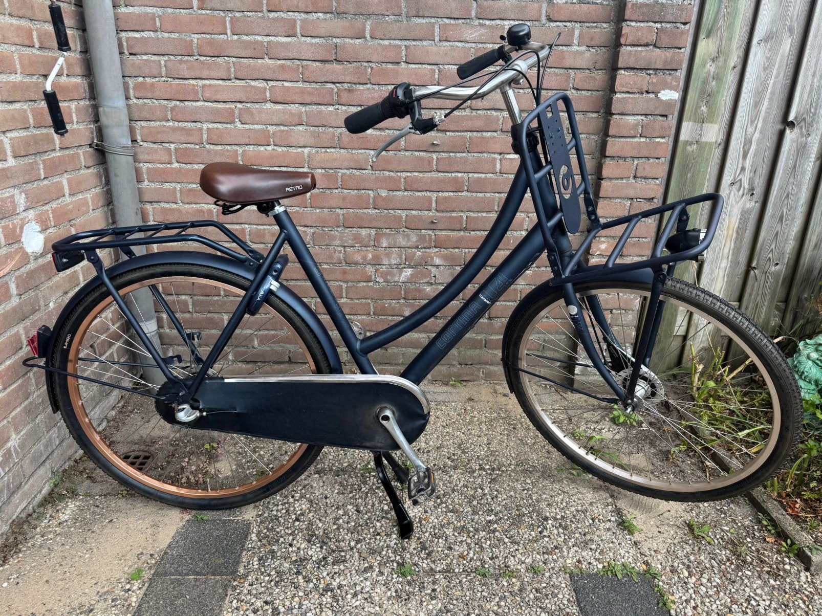 Mooie Cortina U4 transportfiets 28 inch, 57 cm, 56 cm of meer, Ophalen, Trommelrem, Versnellingen