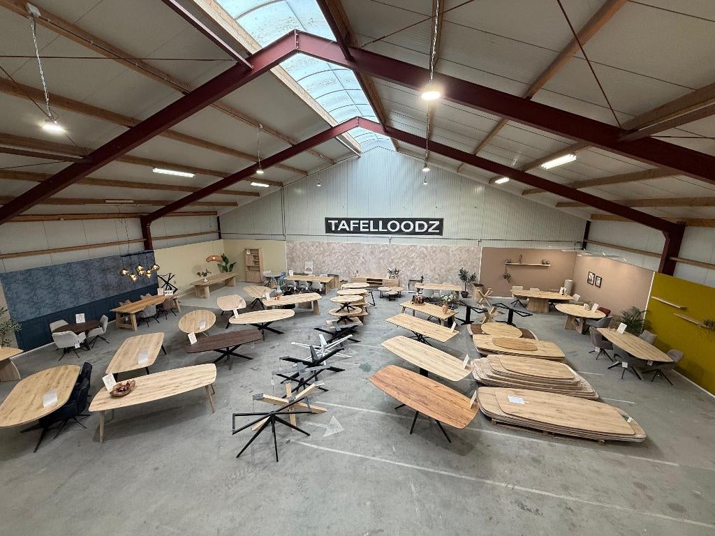 Eiken eettafel op maat | Zelf samenstellen, Eikenhout, Nieuw, 200 cm of meer, 50 tot 100 cm