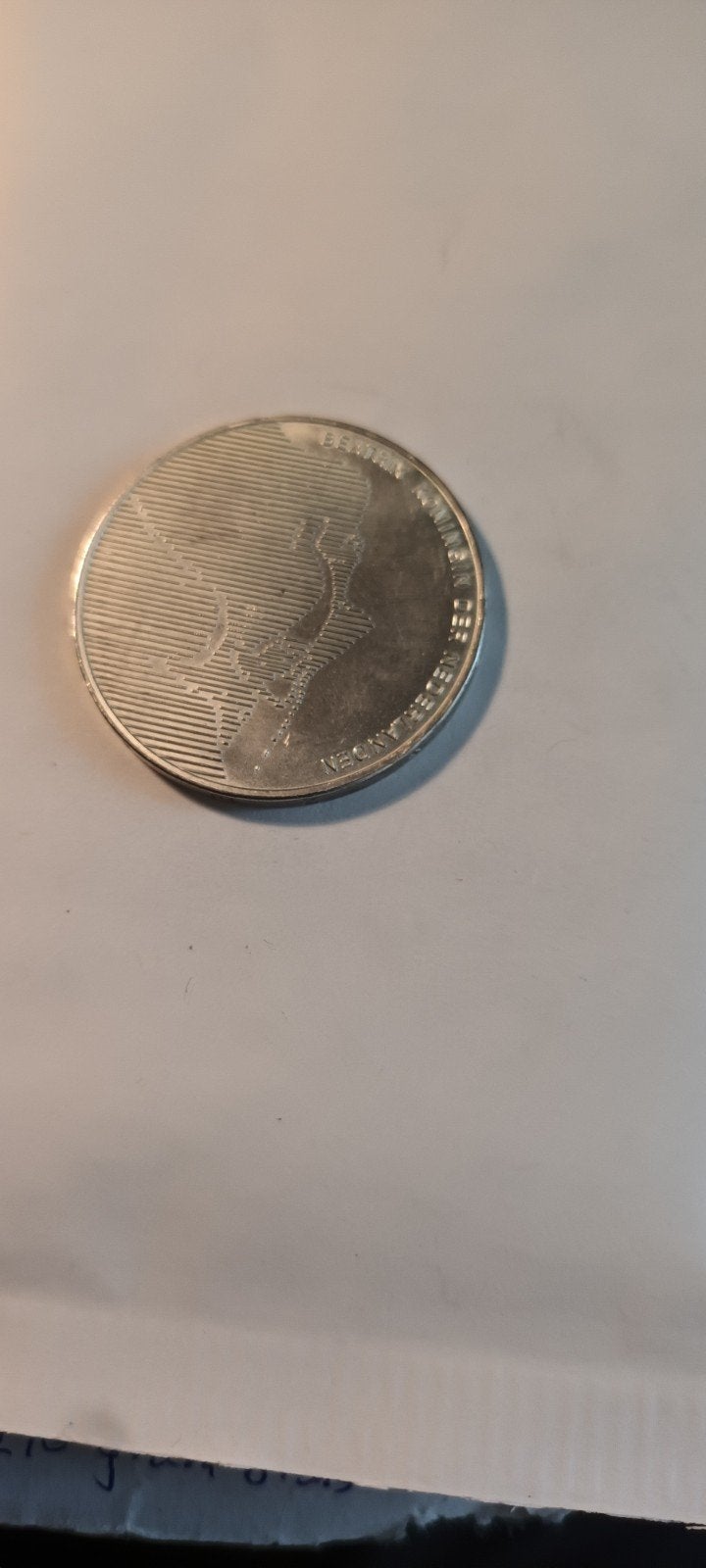Zilveren munt Willem van Oranje 1984, Zilver, Ophalen of Verzenden, Losse munt, 5 gulden