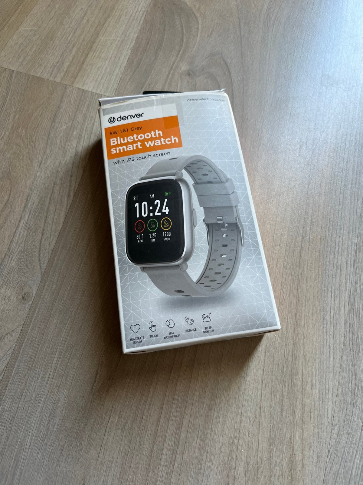 Denver SW-161 Smartwatch, Zwart, Ophalen of Verzenden, Zo goed als nieuw, Stappen