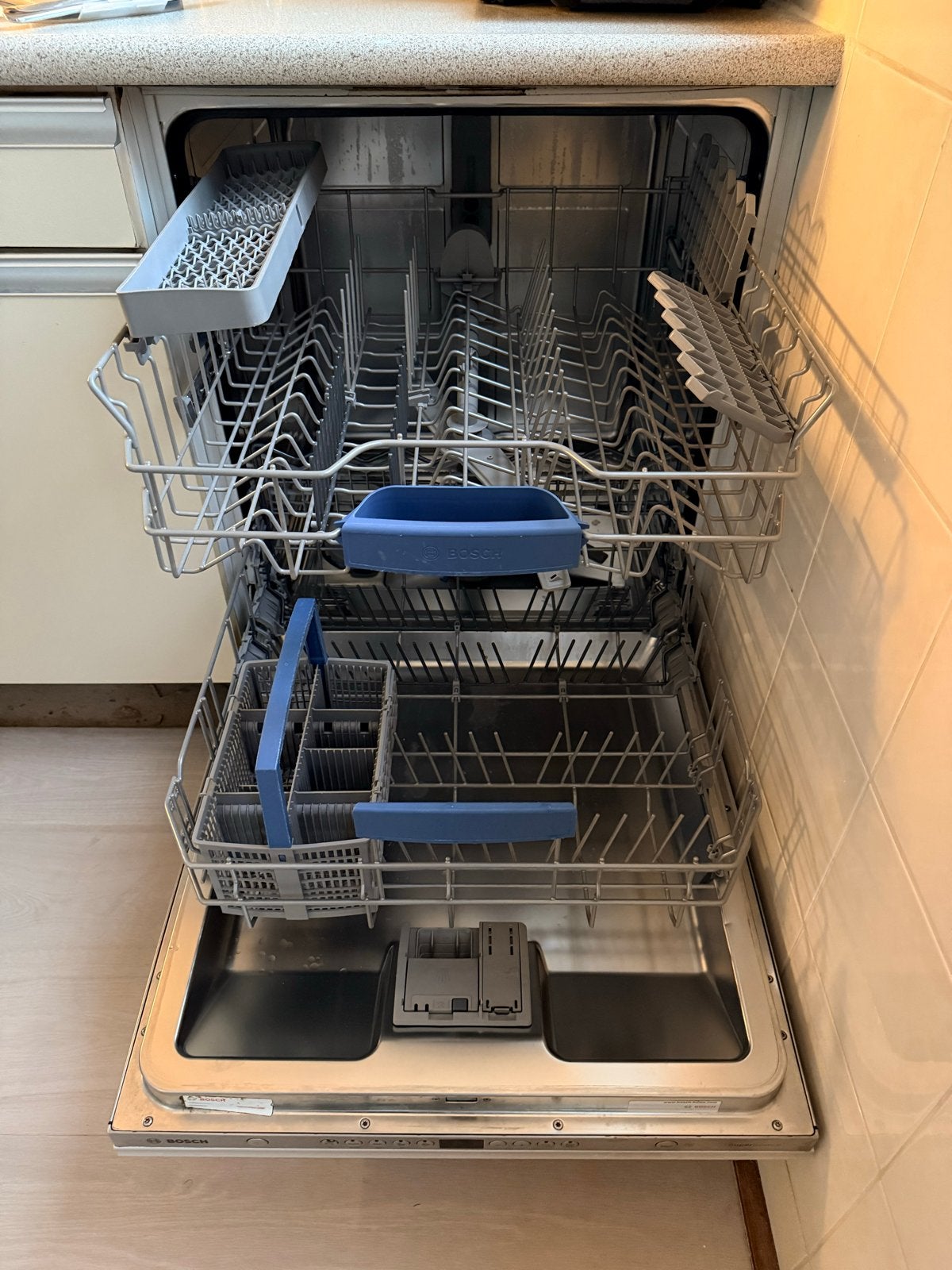 Bosch SMV53M00NL Inbouw Vaatwasser - Supersilence, Witgoed en Apparatuur, Vaatwasmachines, Ophalen, Gebruikt, 60 cm of meer, Energieklasse A of zuiniger