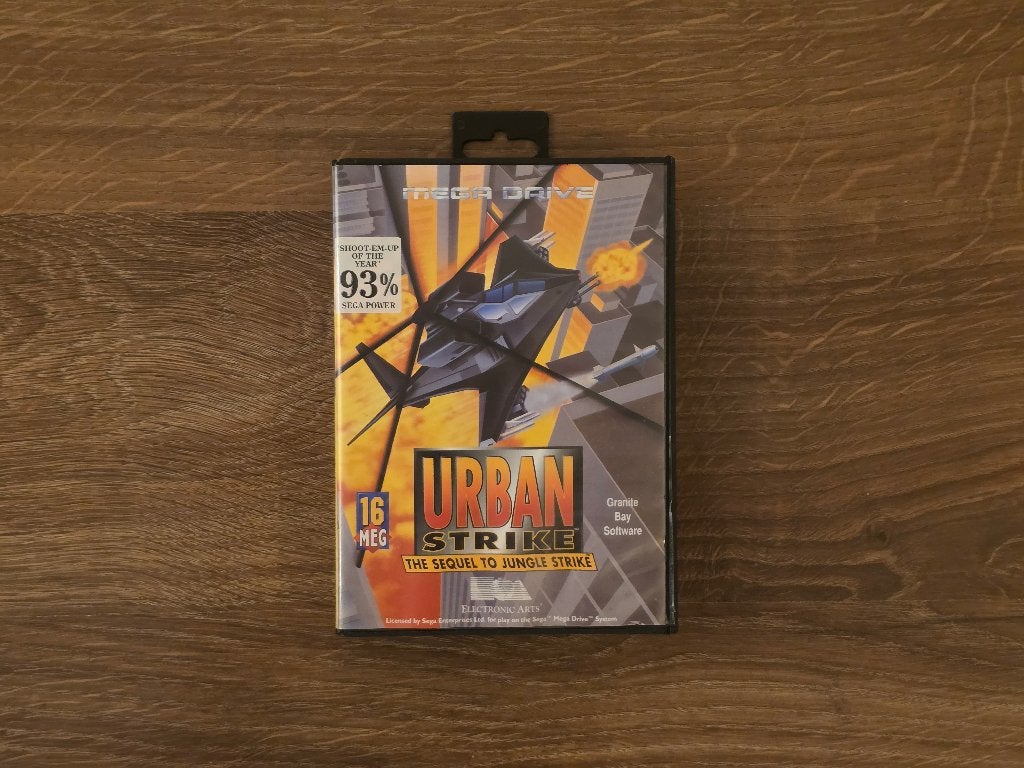 Urban Strike - Sega Mega Drive - CIB, Spelcomputers en Games, 1 speler, Eén computer, Zo goed als nieuw, Mega Drive