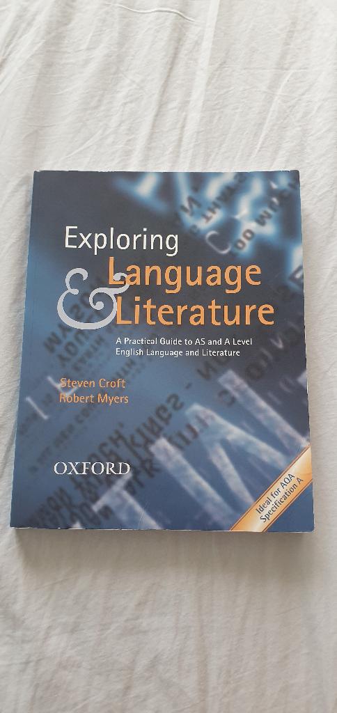 English language and literature middelbare school boek, Ophalen of Verzenden