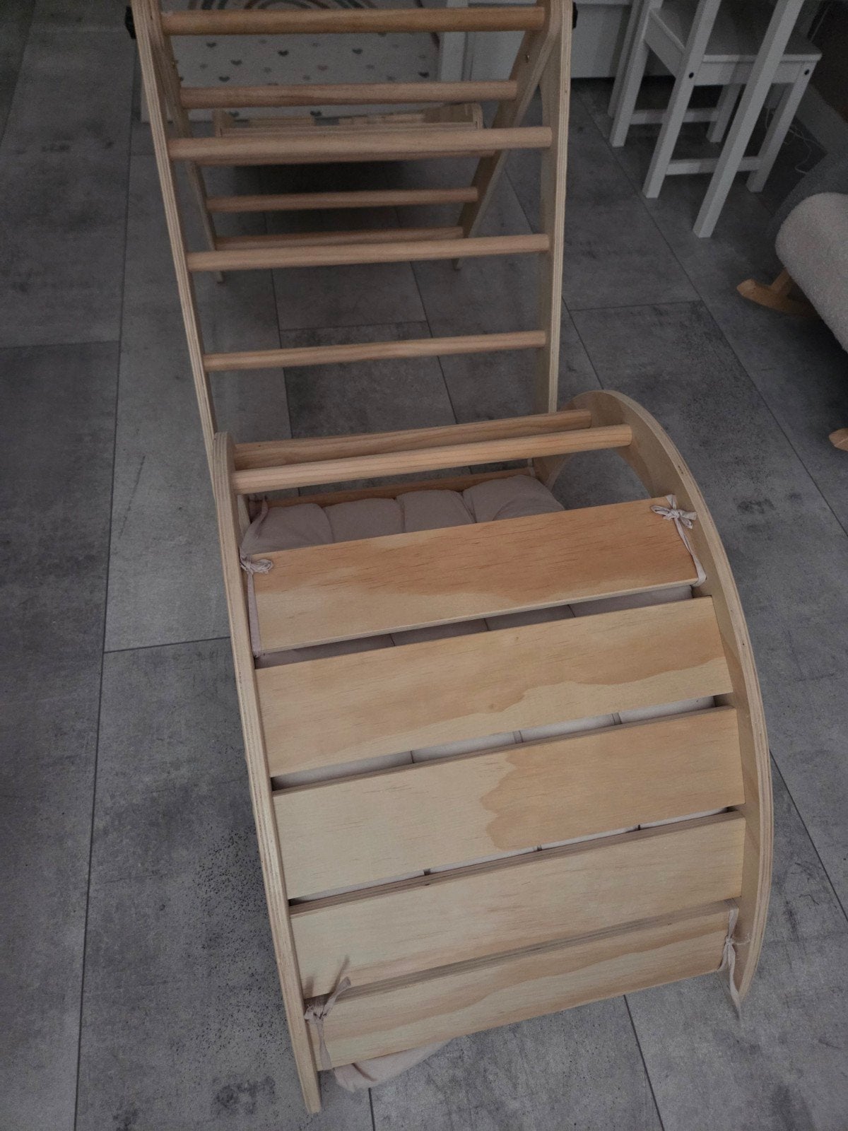 Buxibo Mini klimrekset Tobi met kussen, Ophalen, Zo goed als nieuw, Glijbaan