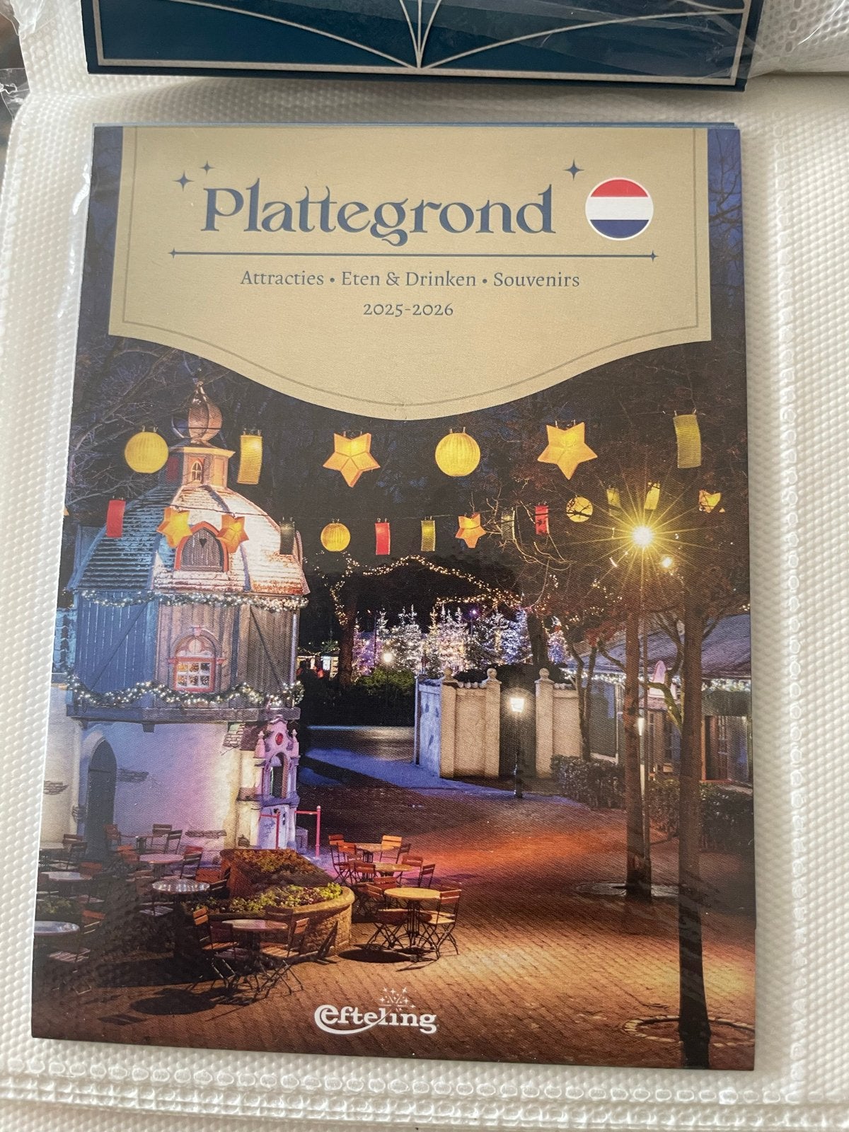 Efteling Plattegrond 2025-2026 - Attracties, Eten & Drinken, Ophalen of Verzenden, Nieuw, Overige typen