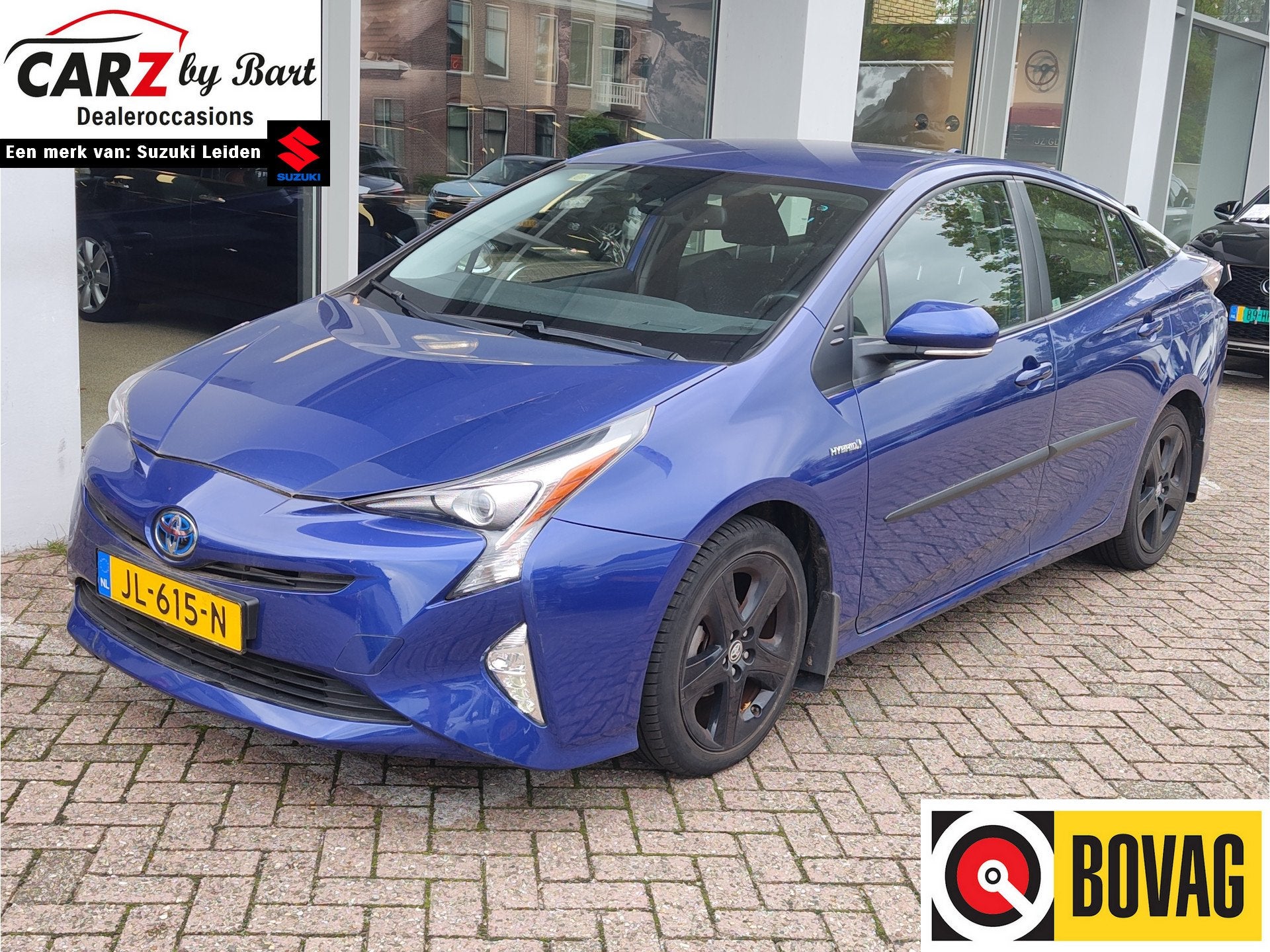 Toyota Prius 1.8 FIRST EDITION AUTOMAAT Dodehoeksensoren | S, Auto's, Stof, Blauw, 122 pk, Origineel Nederlands