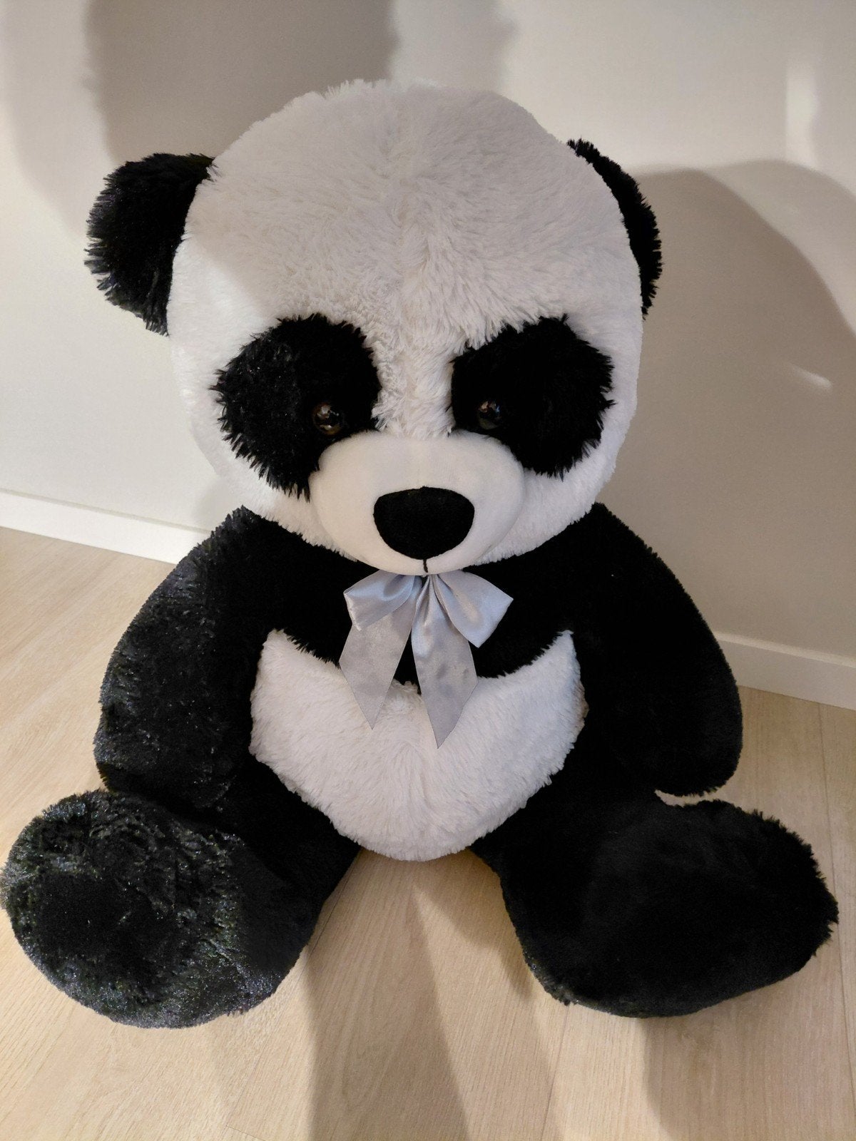 Grote Zwarte Witte Panda Knuffelbeer, Ophalen, Overige typen, Zwart, Zo goed als nieuw