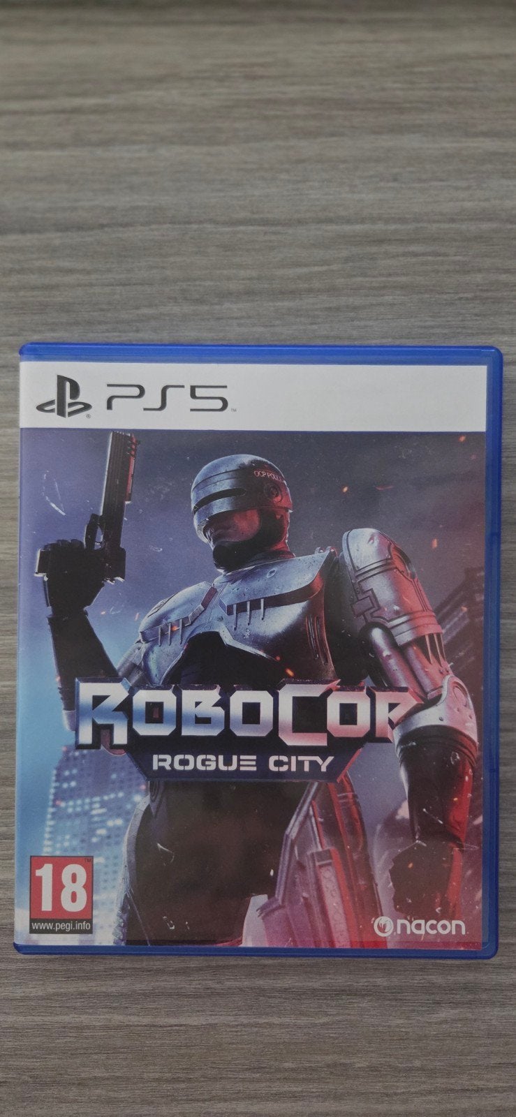 PS5 game: RoboCop - Rogue City, Spelcomputers en Games, Games | Sony PlayStation 5, Zo goed als nieuw, Shooter, 1 speler, Vanaf 18 jaar