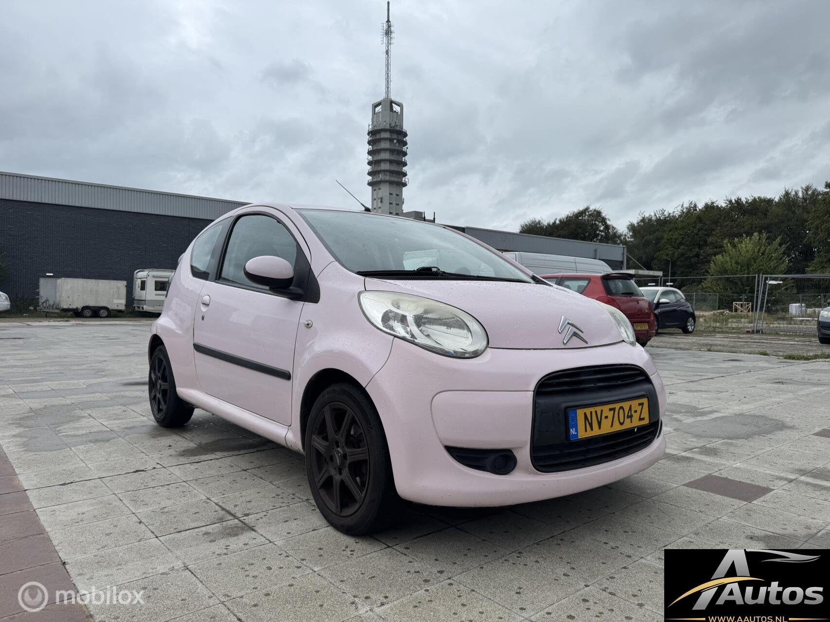 Citroen C1 1.0-12V Ambiance- Roze- Elektrische ramen-, Voorwielaandrijving, Gebruikt, 4 stoelen, C1