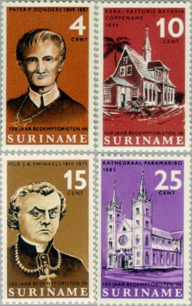 Suriname 1966 - nvph 449-452 - Staten van Suriname, Postzegels en Munten, Postzegels | Suriname, Verzenden, Postfris
