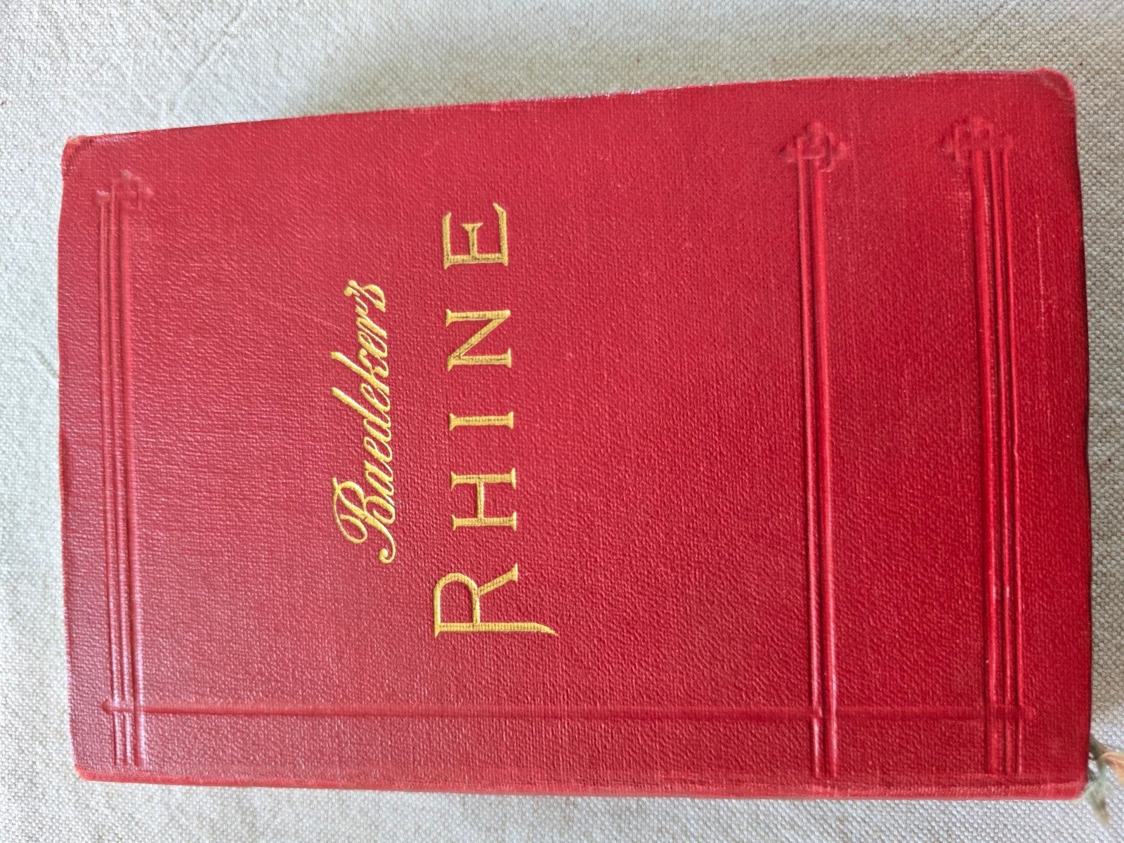 Baedeker's The Rhine - 18e editie (1926) - Reisgids, Gelezen, Europa, Ophalen of Verzenden, Reisgids of -boek