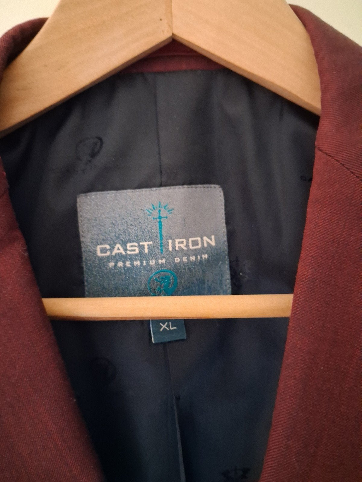 Cast Iron Premium Denim Blazer - Maat XL, Maat 56/58 (XL), Ophalen of Verzenden, Zo goed als nieuw, Cast Iron