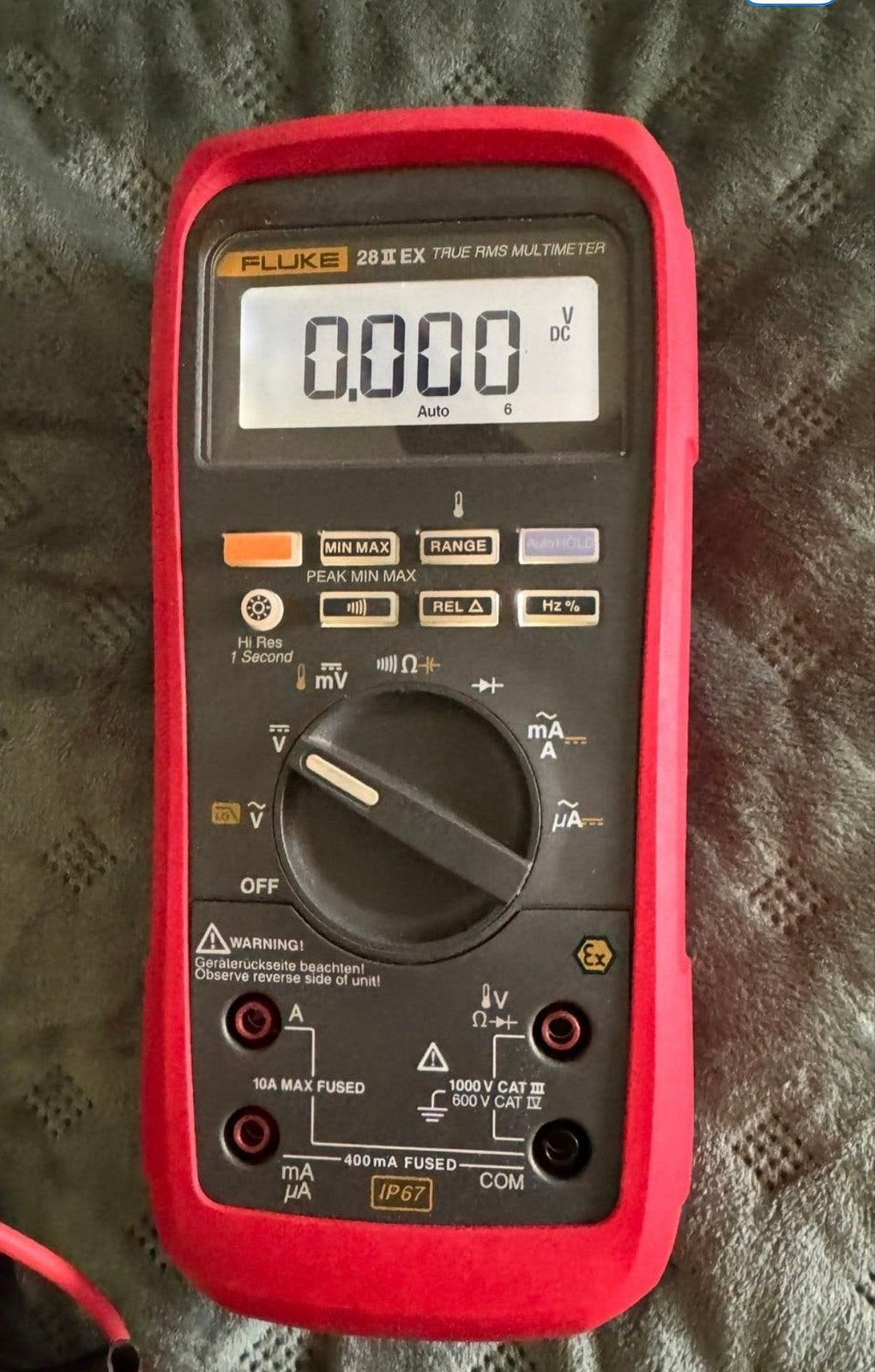 Zgan Fluke 28II EX TRMS EX multimeter met meetsnoere en etui, Ophalen, Zo goed als nieuw, Multimeter