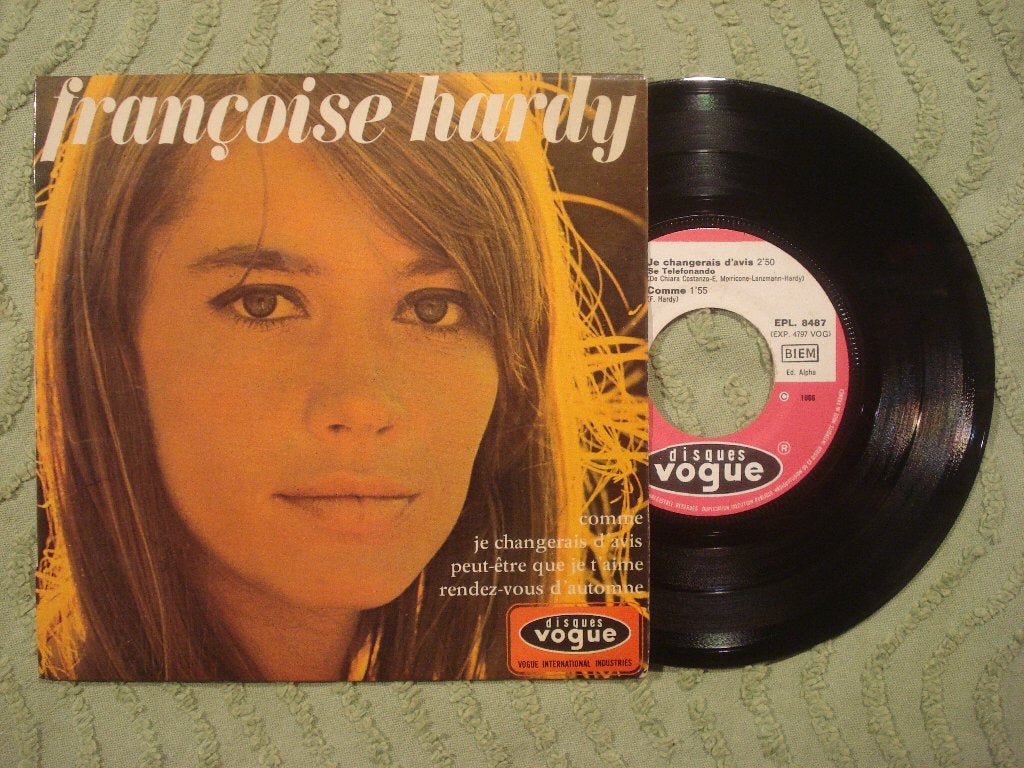 Françoise Hardy 7" Vinyl EP: ‘Je changerais d’avis’ (Fr), Cd's en Dvd's, Gebruikt, 7 inch, Ophalen of Verzenden, EP