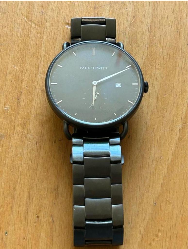 Nieuw Paul Hewitt Grand Atlantic Line horloge 42mm, Overige merken, Staal, Polshorloge, Nieuw