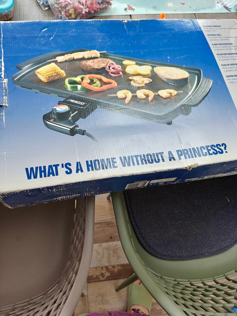 Princess Tafelgrill, Witgoed en Apparatuur, Grillplaten, Ophalen of Verzenden, Gebruikt, Tafelgrill