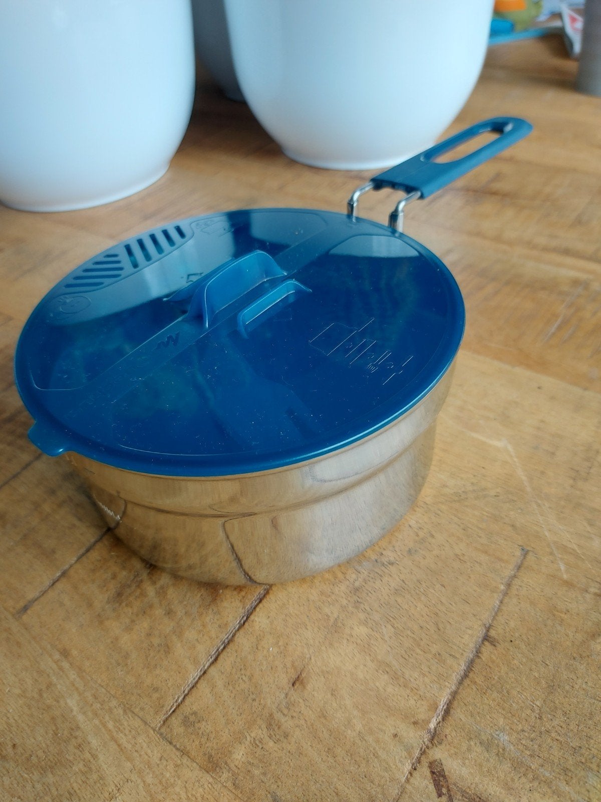 Compacte campingpan, Ophalen, Gebruikt