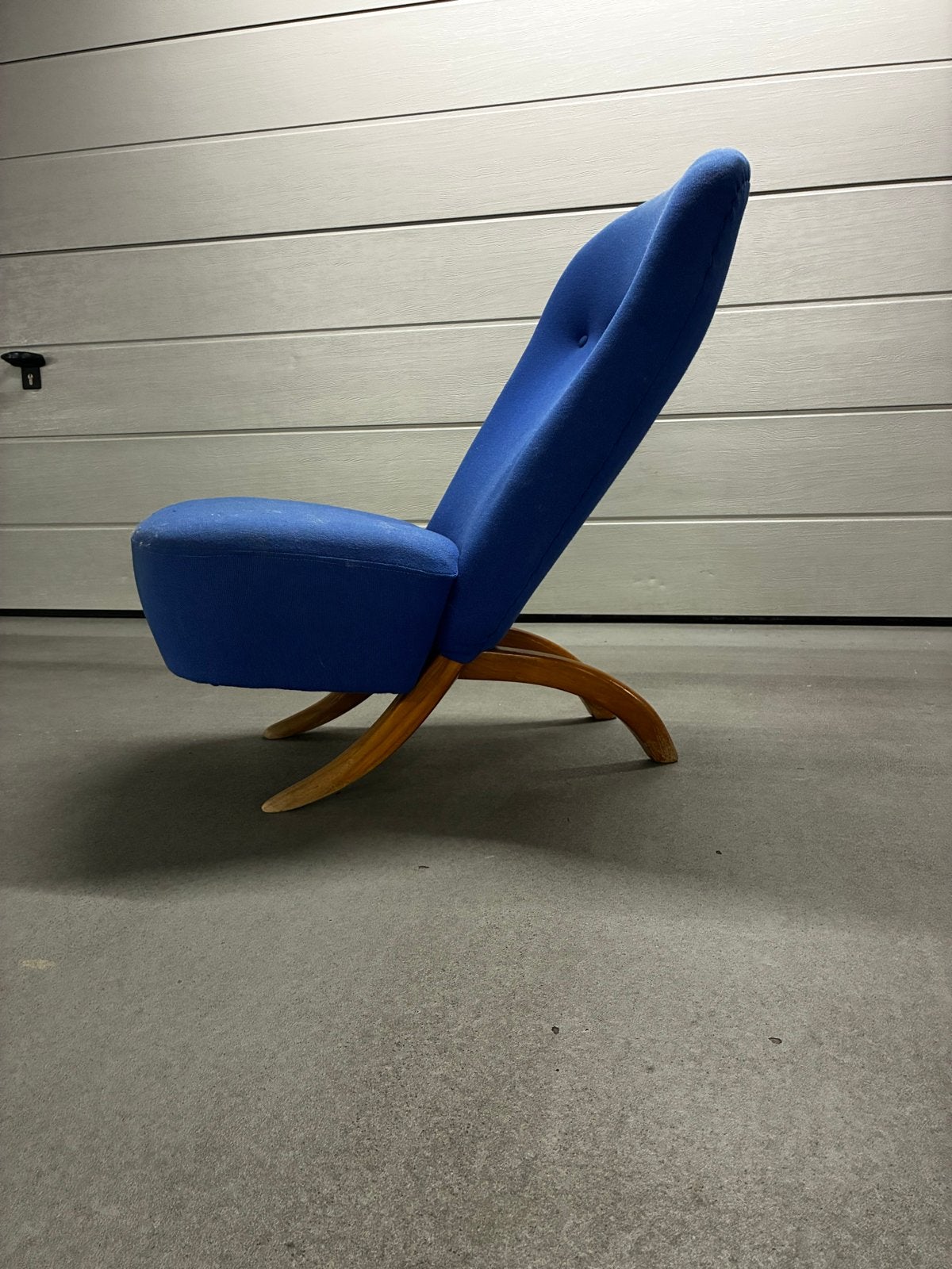 Artifort Congo stoel - Vintage design klassieker, Ophalen, Gebruikt, Blauw, Eén