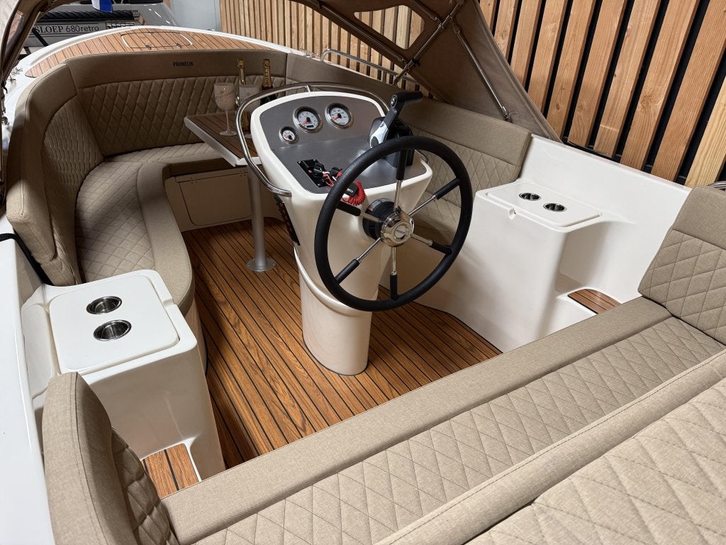 NwStaat! PRIMEUR 615 EXCLUSIVE '60PK HONDA' 5vaaruren! 2026!, Watersport en Boten, 0 cm, Primeur, 2 m, Tender