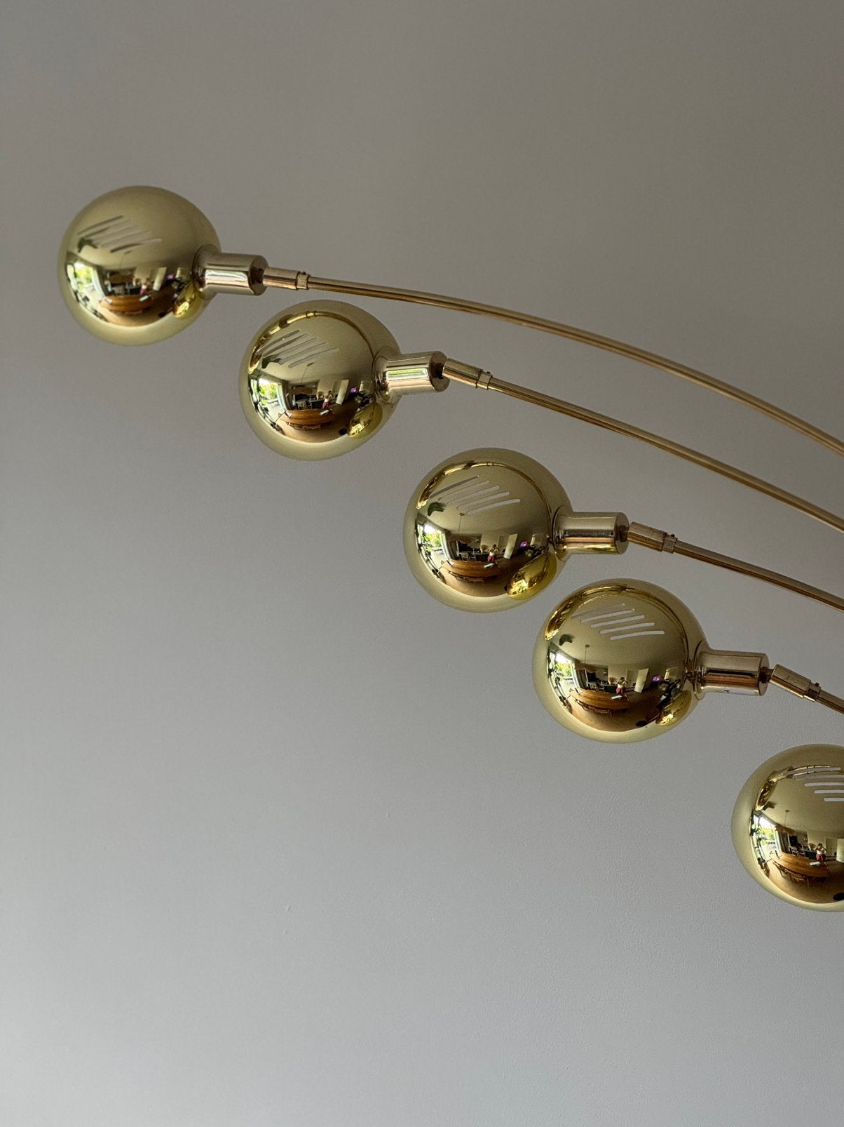 Kare Design vloerlamp met marmeren voet, Huis en Inrichting, Lampen | Vloerlampen, Ophalen, Kare Design, E14 (klein), Overige materialen