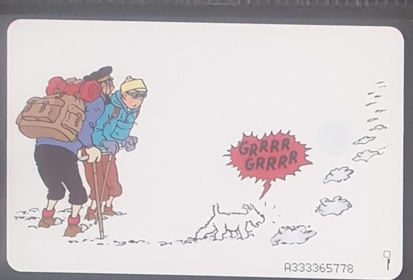Telefoonkaart Kuifje naar Tibet ongebruikt, Verzamelen, Ophalen of Verzenden, Nederland
