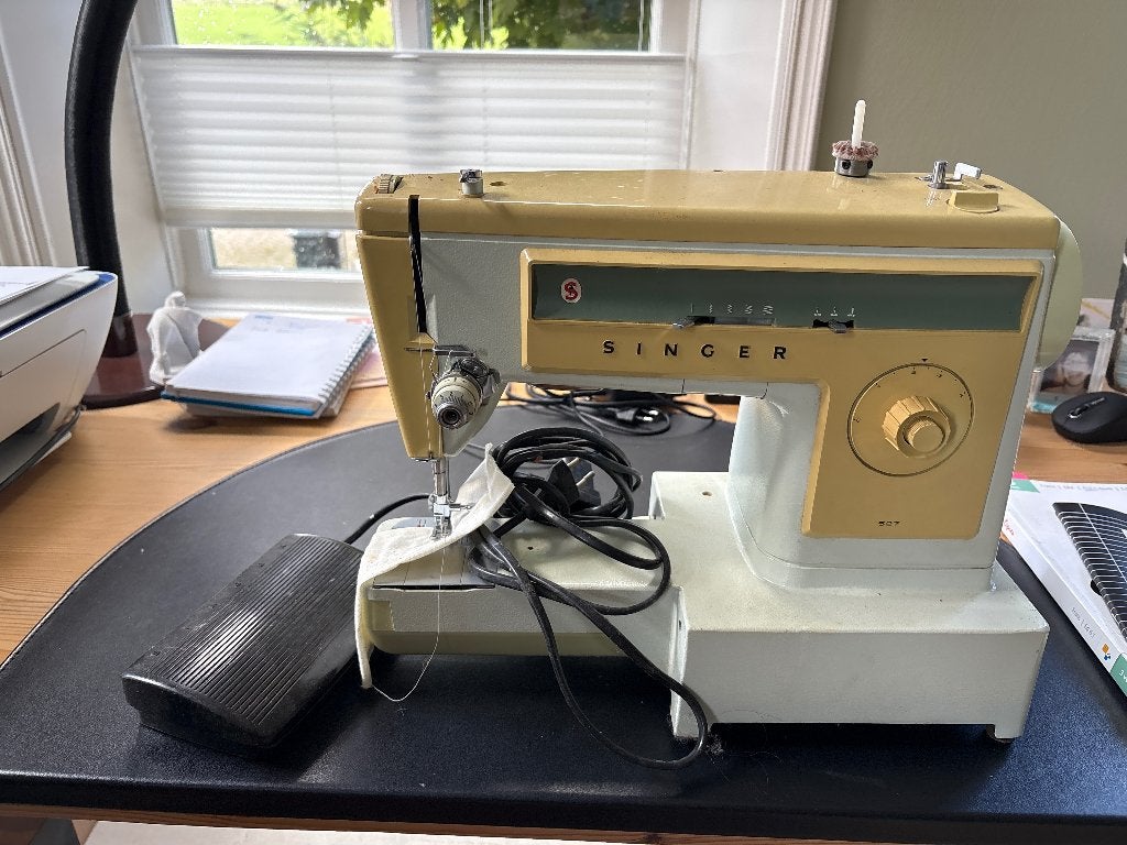 Singer 527 naaimachine, Ophalen