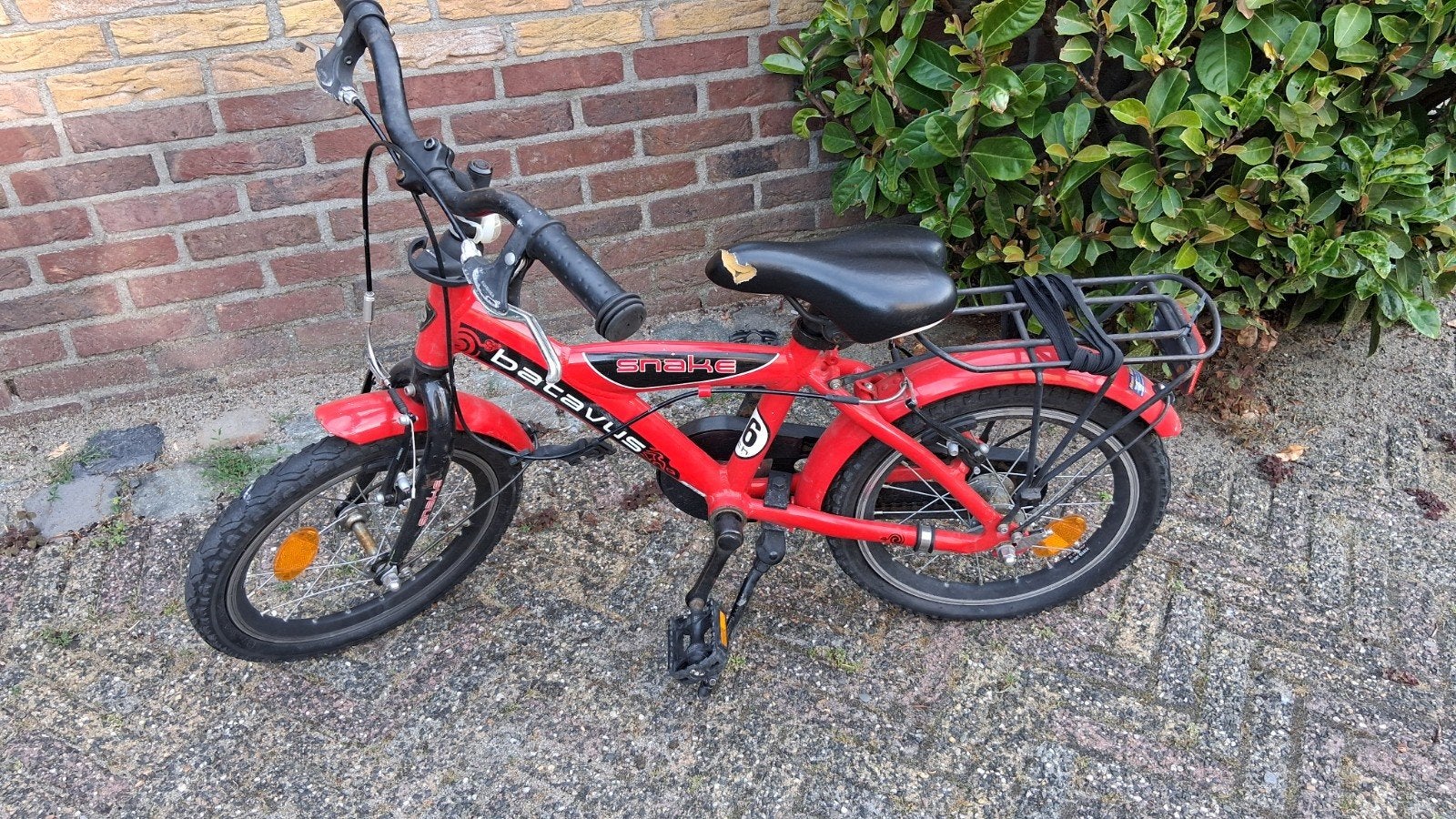 Leuke Batavus Snake fiets 16 inch, Fietsen en Brommers, Fietsen | Kinderfietsjes, Ophalen, Gebruikt, 16 tot 20 inch, Batavus