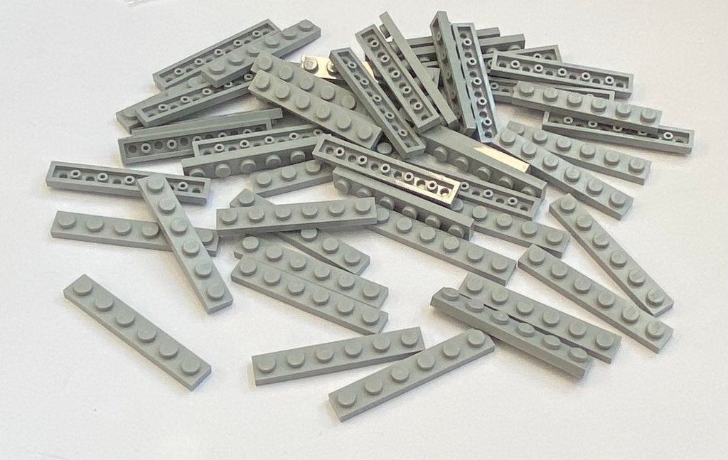 Partij 50x nieuwe 1x6 Lego plaatjes in diverse kleuren, Overige thema's, Lego, Nieuw, Ophalen of Verzenden