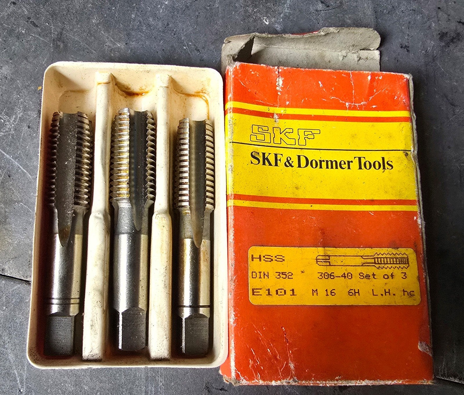 SKF & Dormer Tapset E101 M16 - HSS DIN 352, Doe-het-zelf en Verbouw, Ophalen of Verzenden