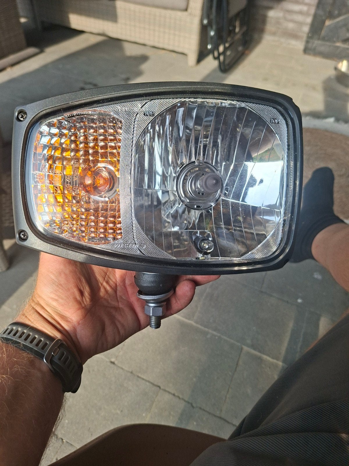 nieuwe wesem lamp plus knipperlicht, Ophalen of Verzenden, Nieuw