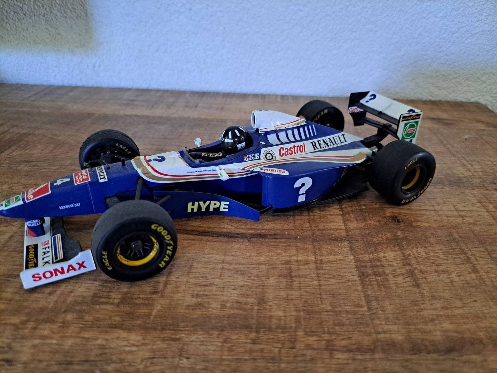 Williams-Renault FW19 Formule 1-auto, gereden door Heinz-Har, Ophalen of Verzenden, Overige merken